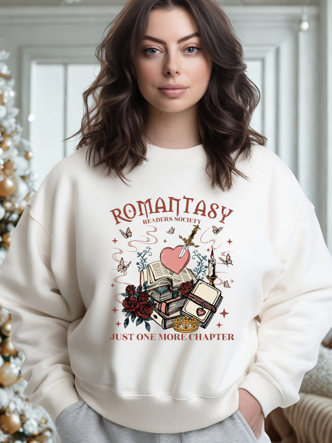 Felpa/Maglia “Just One More Chapter – Romantasy Edition”