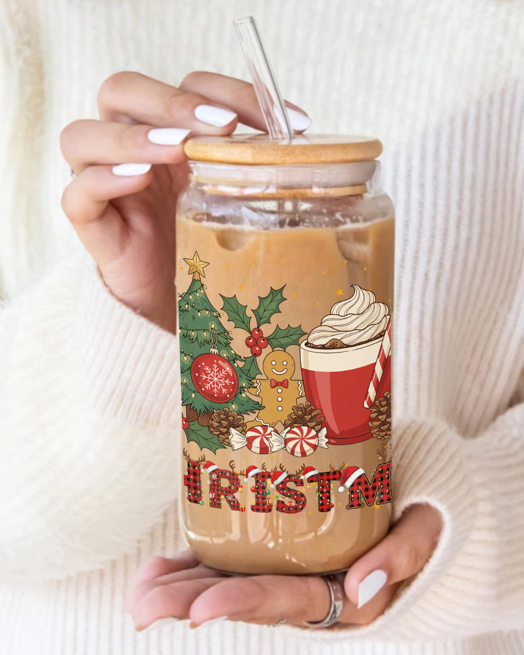 🐚 Tasse „Muscheln“ – Meeresschätze im Glas 500 ml