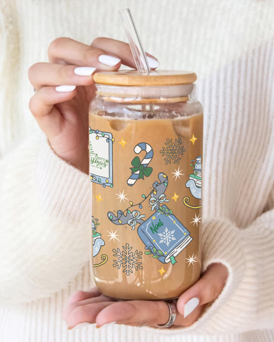 🐚 Tasse „Muscheln“ – Meeresschätze im Glas 500 ml