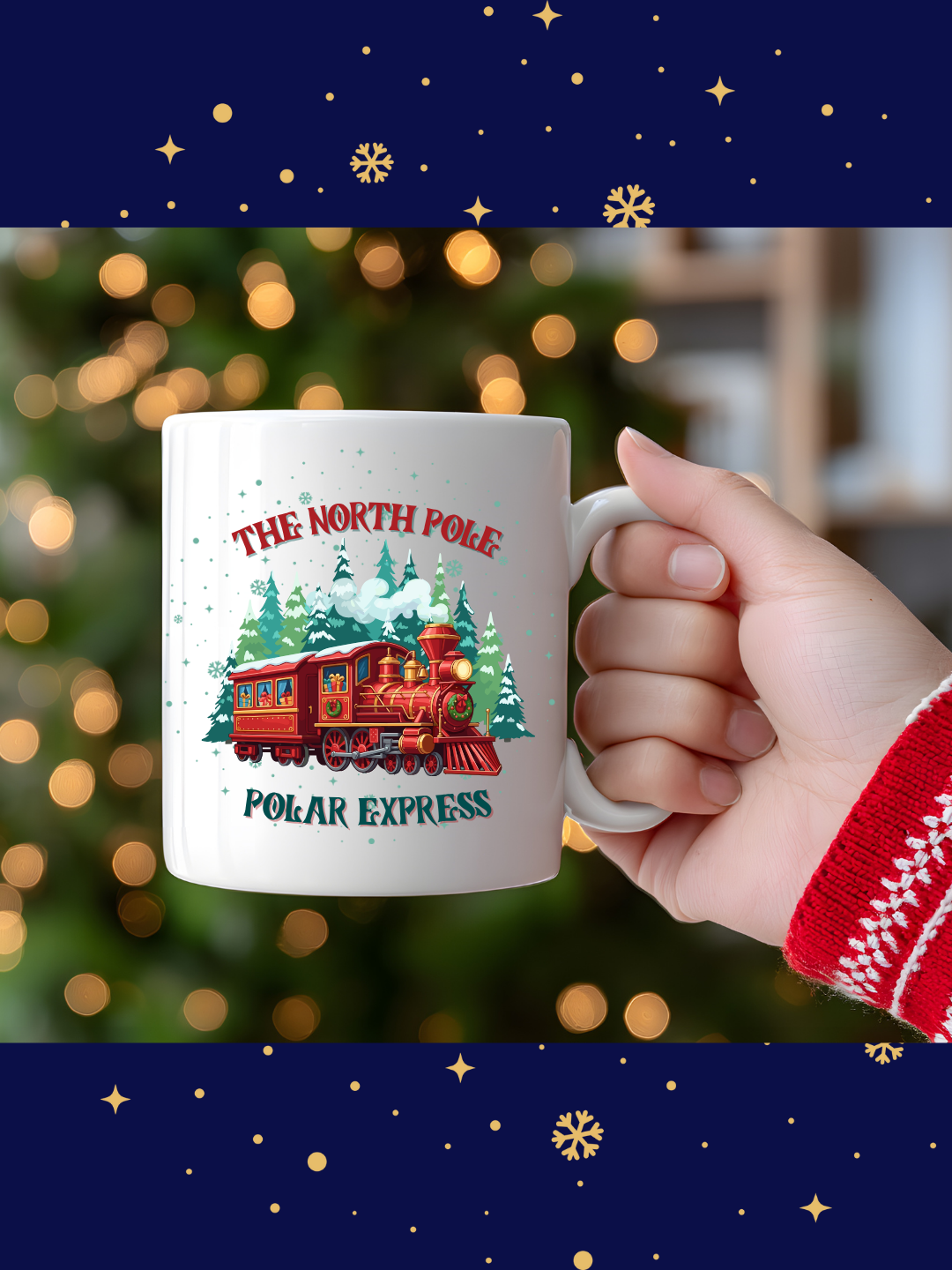 Tazza “Polar Express” – Viaggio al Polo Nord 🚂❄️