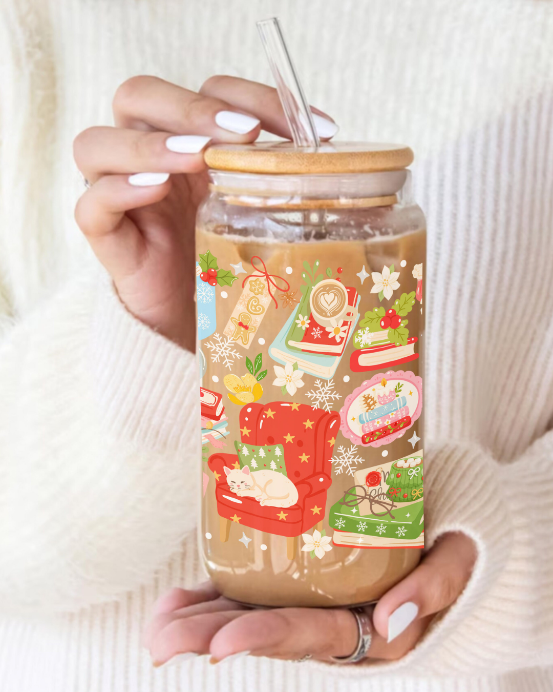 🐚 Tasse „Muscheln“ – Meeresschätze im Glas 500 ml