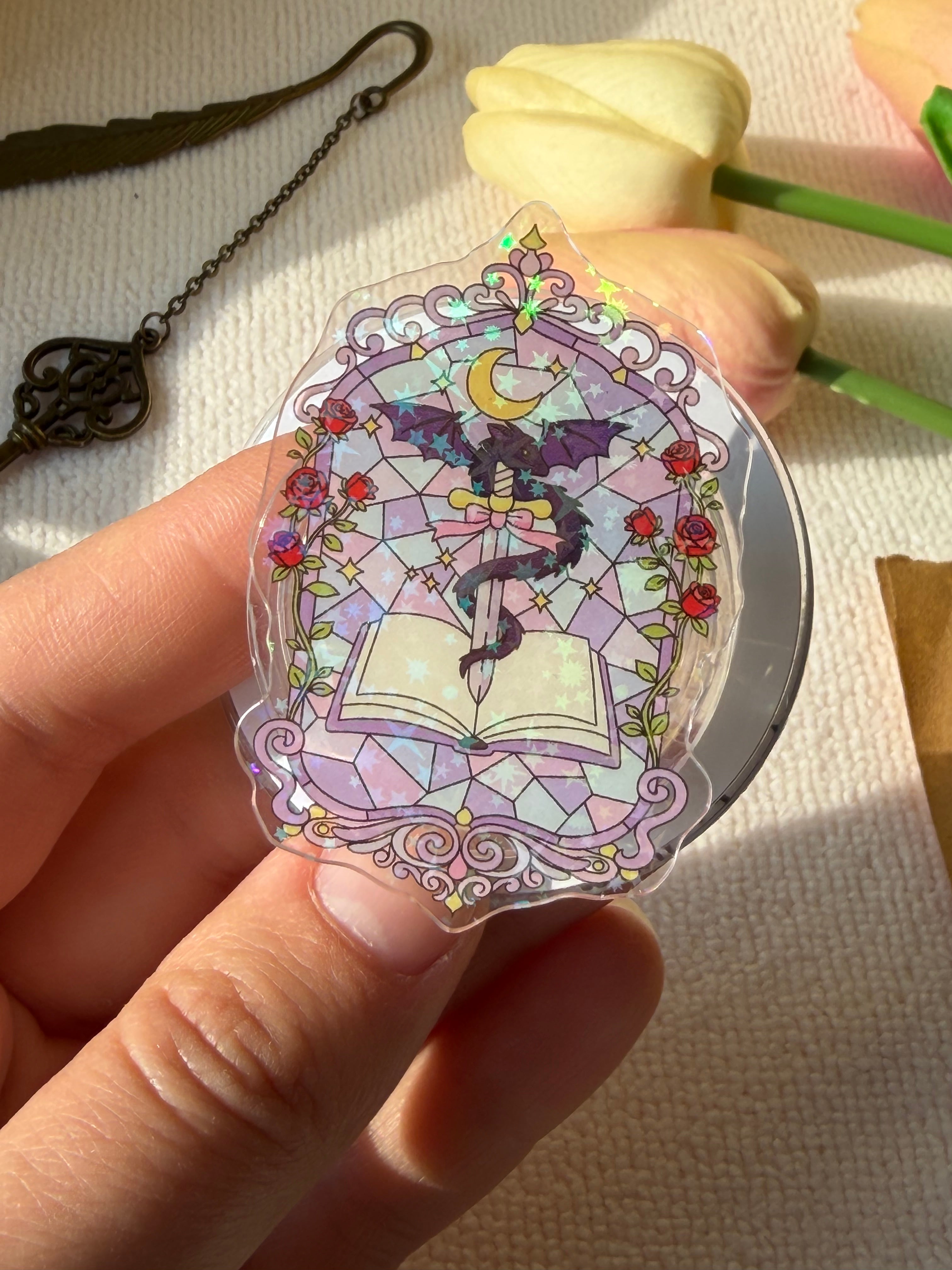 Pop Grip - Fantasy Stained Glass Window
